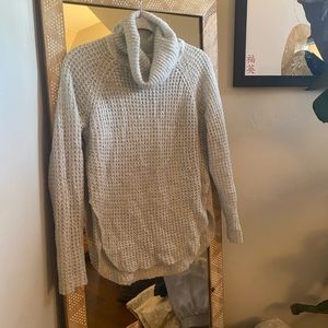 LAST CHANCE: Grey Propaganda knitted turtleneck sweater